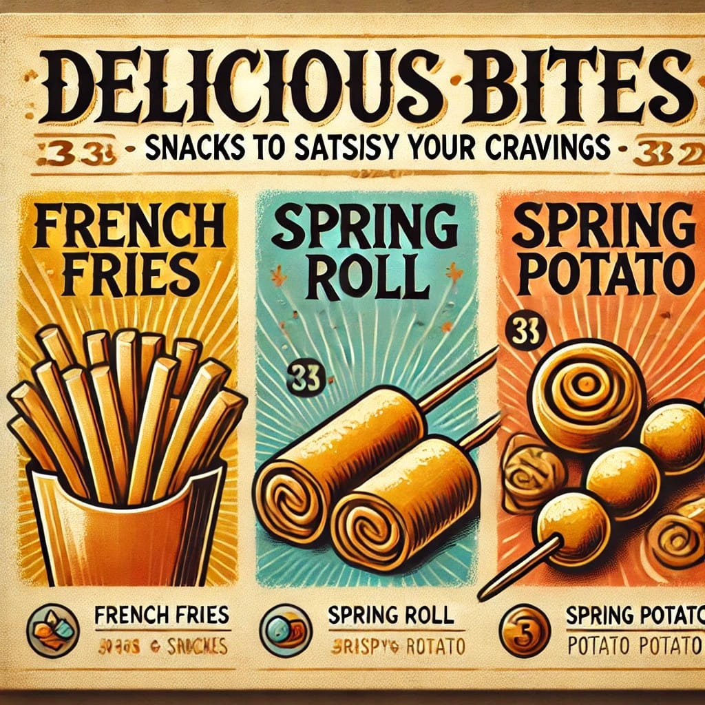 Snacks Menu