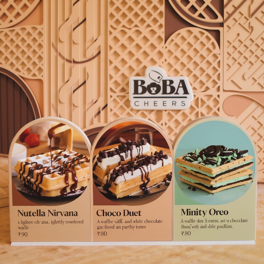 Waffles Menu